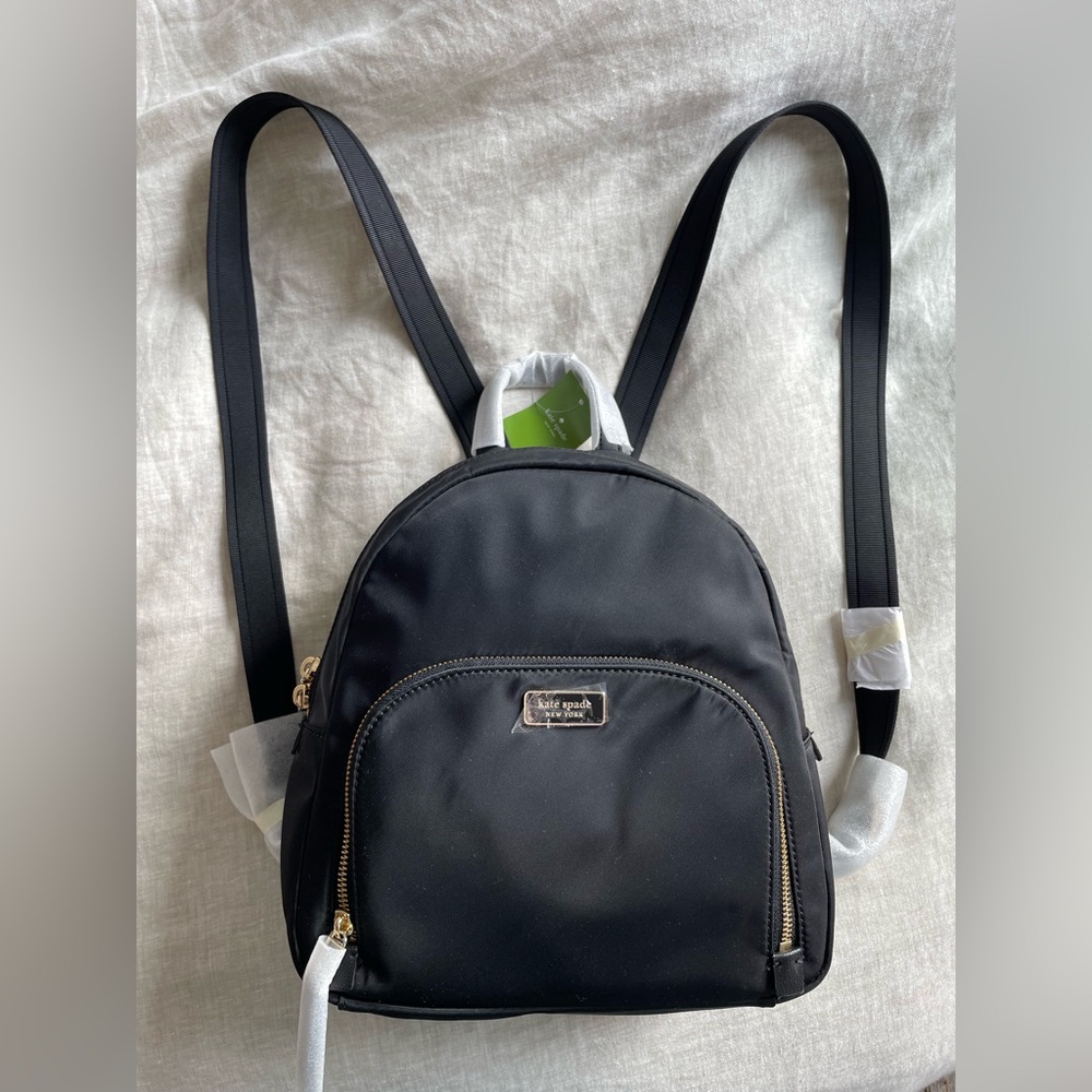 kate spade black Dawn medium backpack NWT